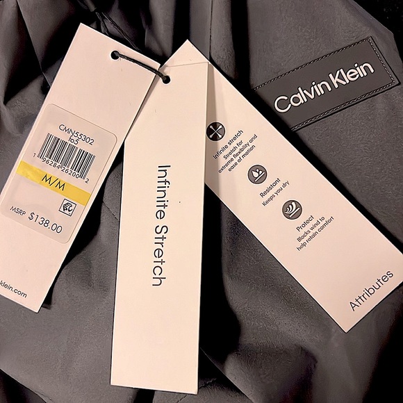 Calvin Klein Men's Classic Hooded Stretch Jacket, Grey - Medium - Picture 3 of 5